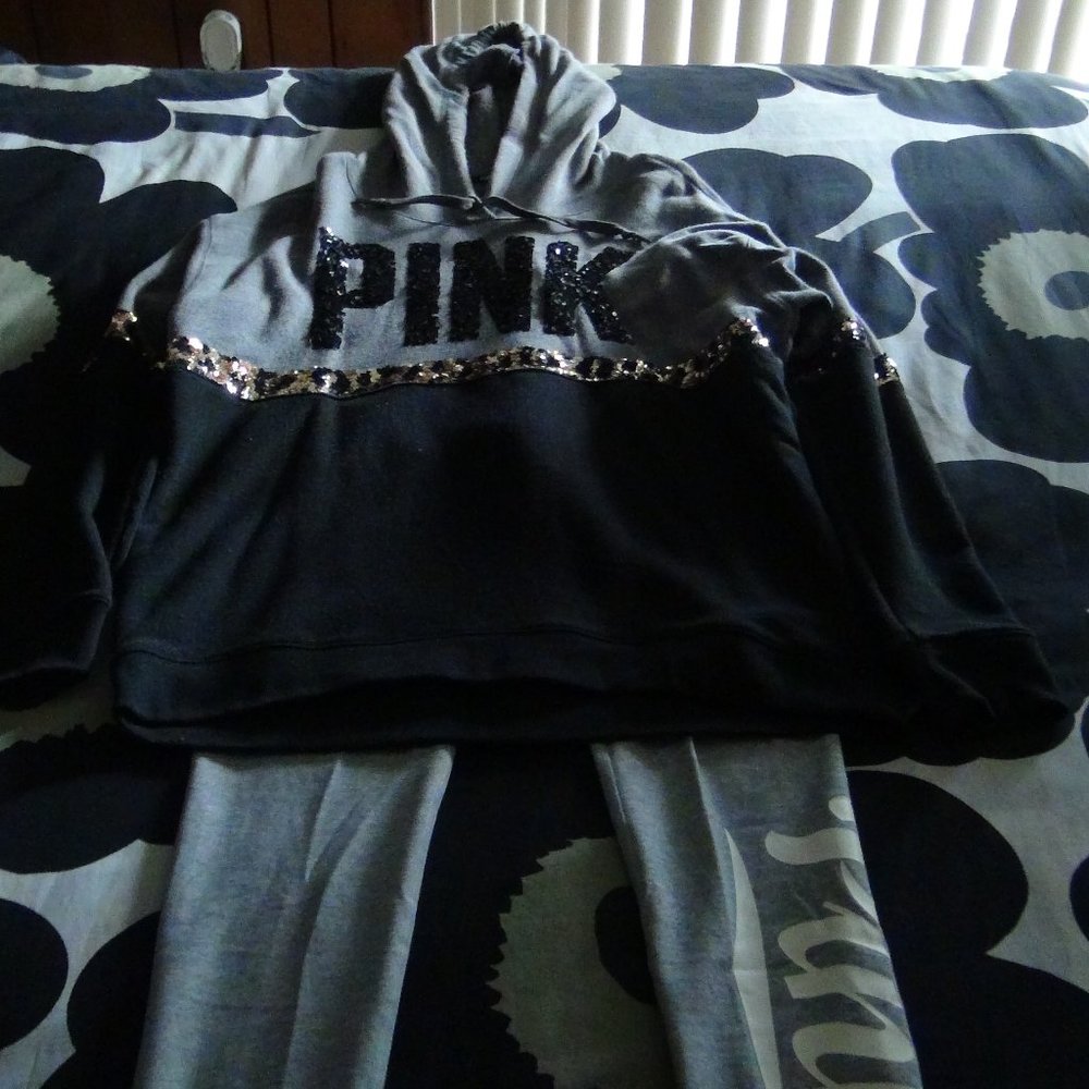 VS Pink Bling Hoodie & Leggings